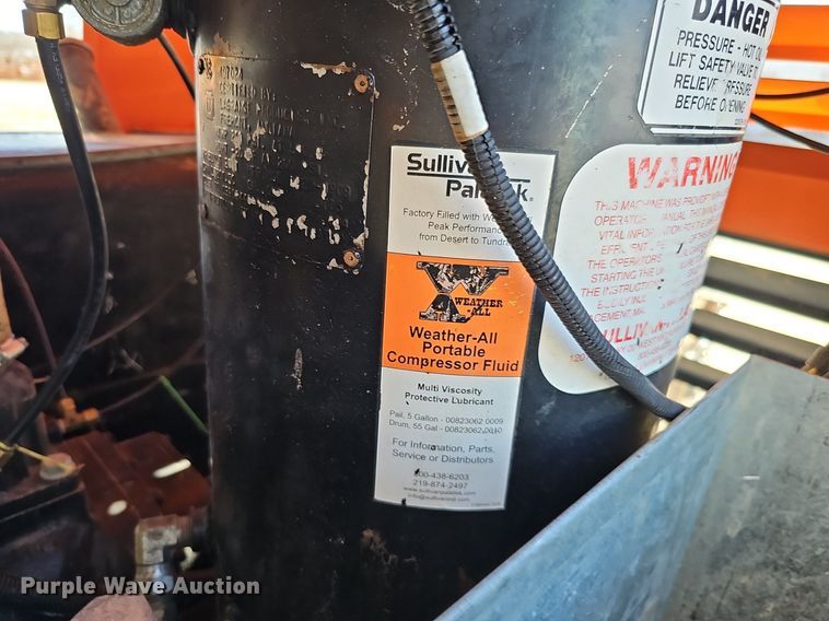 image for item DQ8587 Sullivan Palatek D185PJD air compressor