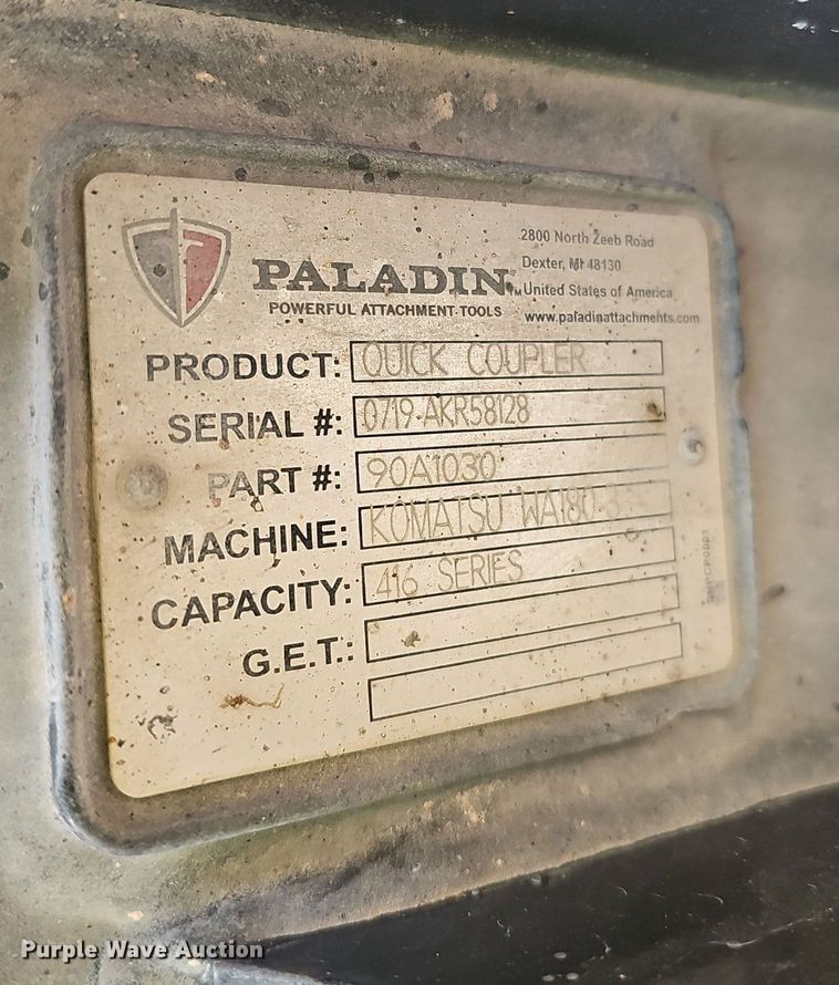 image for item DQ8620 1999 Komatsu WA180-3L wheel loader