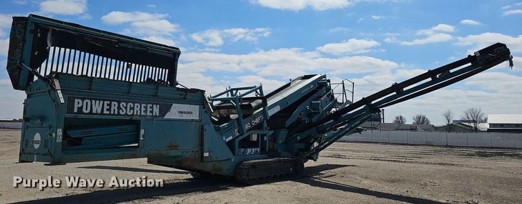 image for item DQ8634 2007 Powerscreen Turbo Chieftain 1400 screening plant
