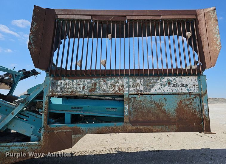 image for item DQ8634 2007 Powerscreen Turbo Chieftain 1400 screening plant