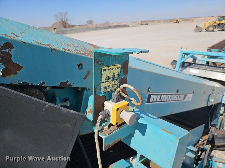 image for item DQ8634 2007 Powerscreen Turbo Chieftain 1400 screening plant