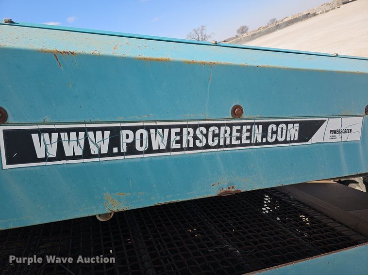 image for item DQ8634 2007 Powerscreen Turbo Chieftain 1400 screening plant