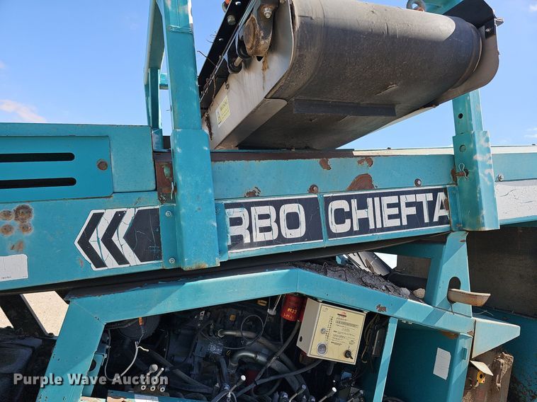 image for item DQ8634 2007 Powerscreen Turbo Chieftain 1400 screening plant