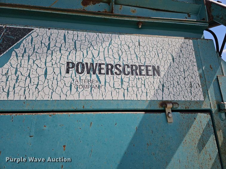 image for item DQ8634 2007 Powerscreen Turbo Chieftain 1400 screening plant