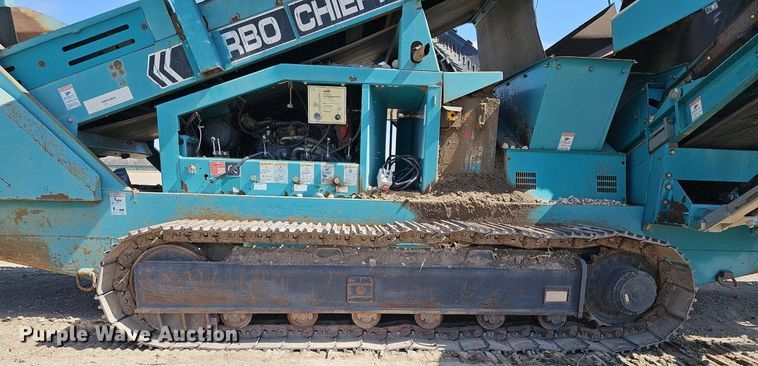 image for item DQ8634 2007 Powerscreen Turbo Chieftain 1400 screening plant