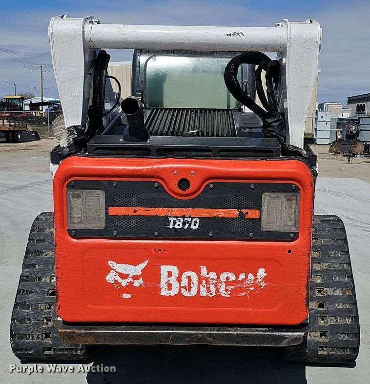 image for item DQ8645 2019 Bobcat T870 tracked skid steer loader