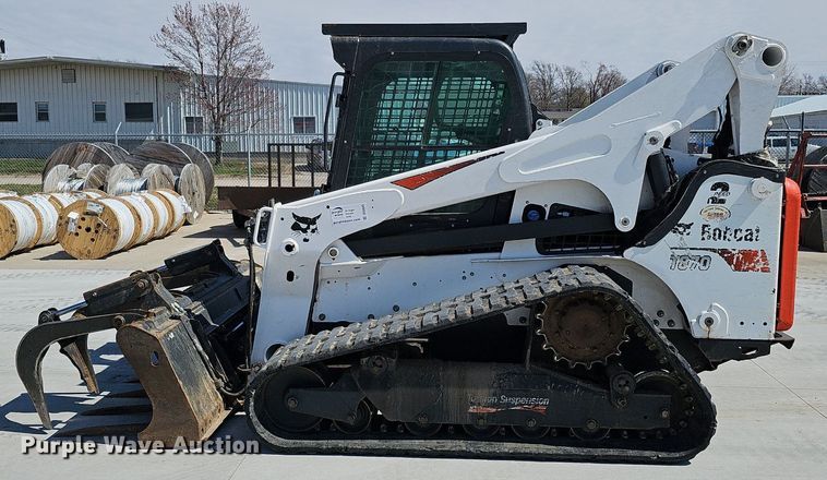image for item DQ8645 2019 Bobcat T870 tracked skid steer loader