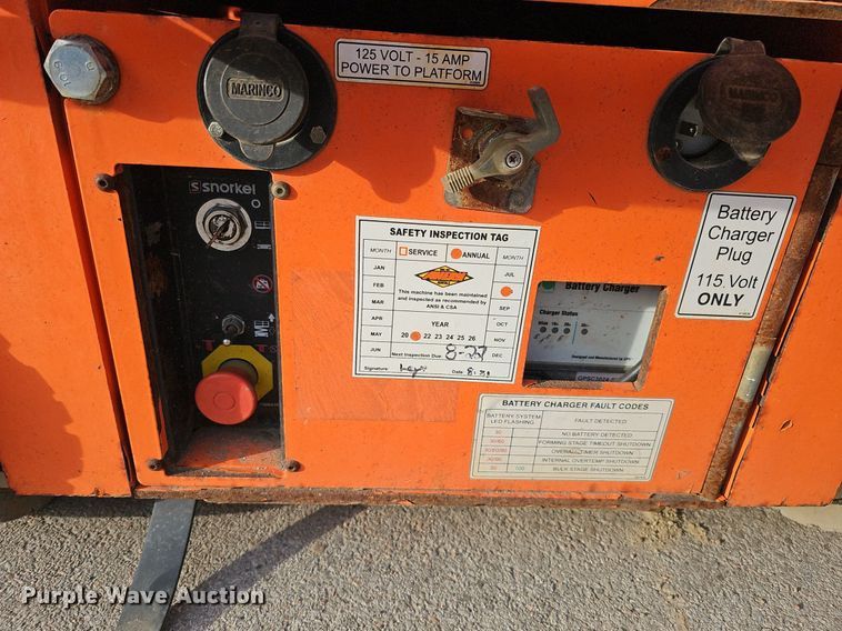 image for item DQ8659 2016 Snorkel S3219E scissor lift