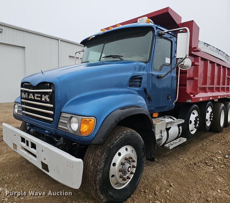 image for item DQ8664 2002 Mack CV713 dump truck