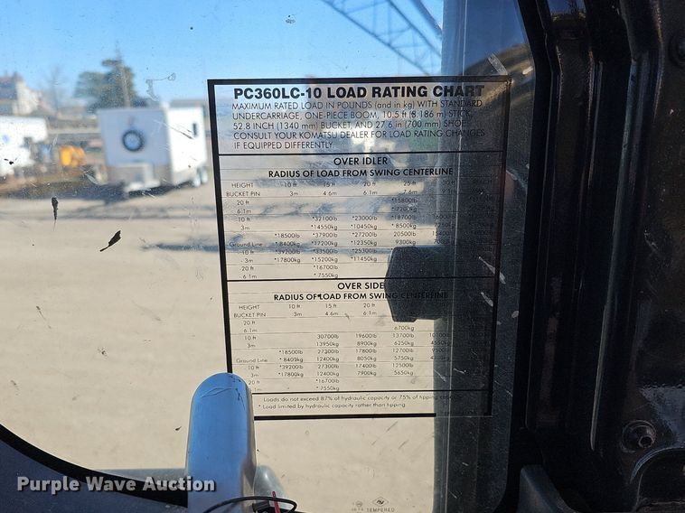 image for item DQ8679 2013 Komatsu PC360LC-10 excavator