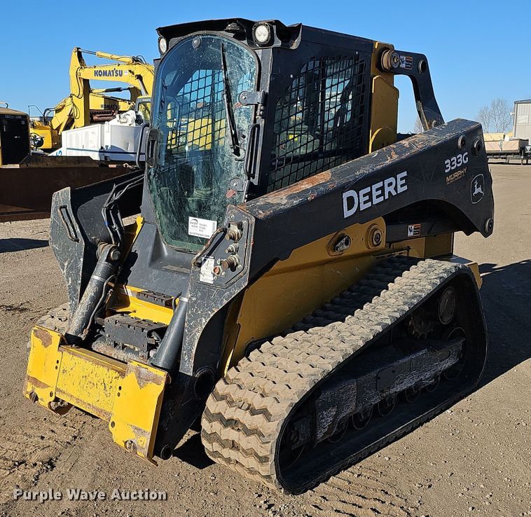 image for item DQ8680 2019 John Deere 333G tracked skid steer loader