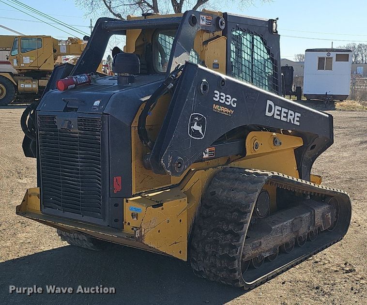 image for item DQ8680 2019 John Deere 333G tracked skid steer loader
