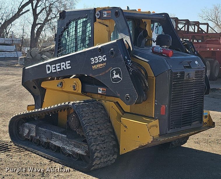 image for item DQ8680 2019 John Deere 333G tracked skid steer loader