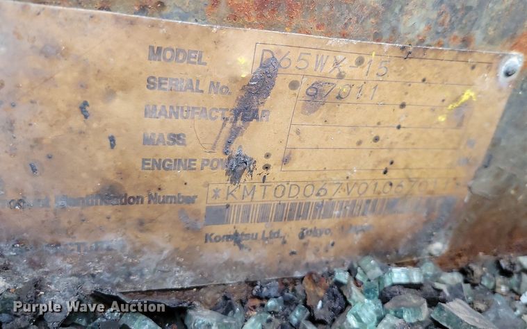 image for item DR7958 2006 Komatsu D65WX-15 dozer