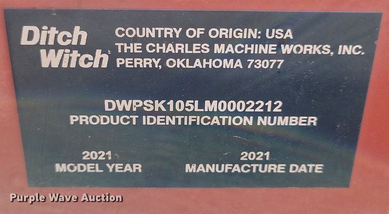 image for item DR7986 2021 Ditch Witch SK1050 compact utility loader