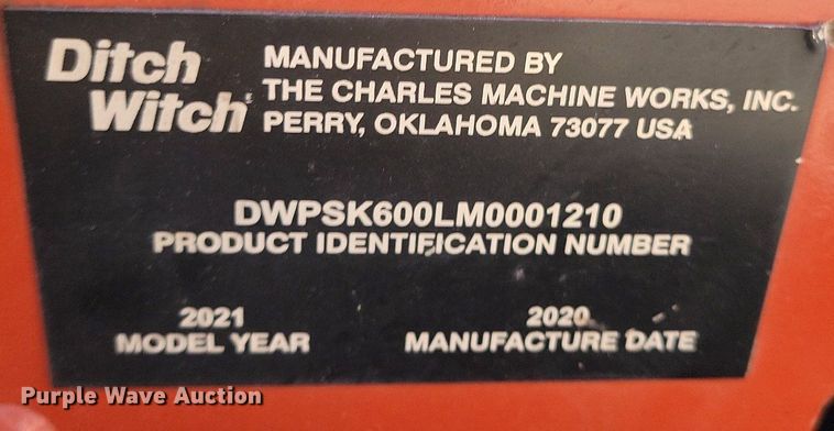 image for item DR7987 2020 Ditch Witch SK600 compact utility loader