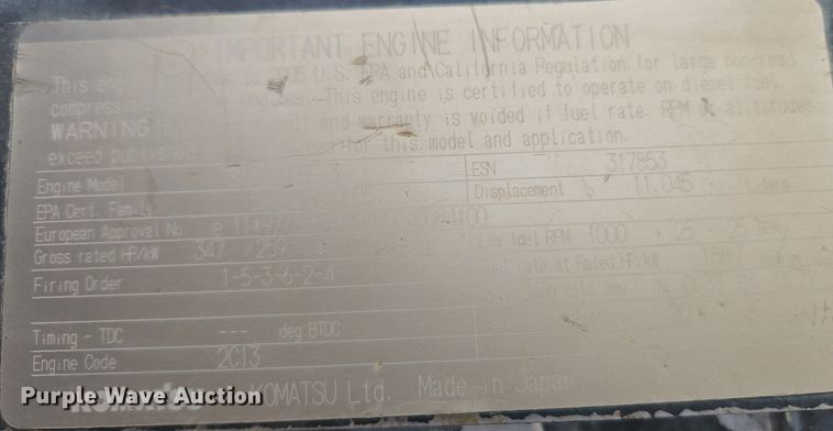 image for item DR8561 2006 Komatsu PC400LC-7L excavator