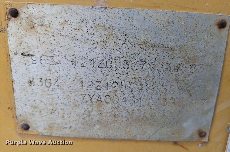 image for item DR8565 1985 Caterpillar  963 track loader