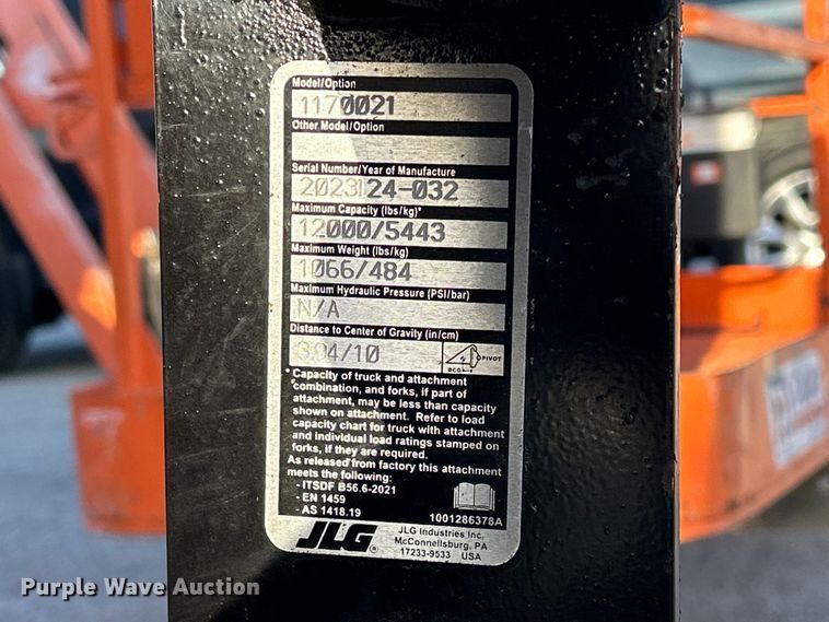 image for item DS0839 2012 JLG  G12-55A telehandler