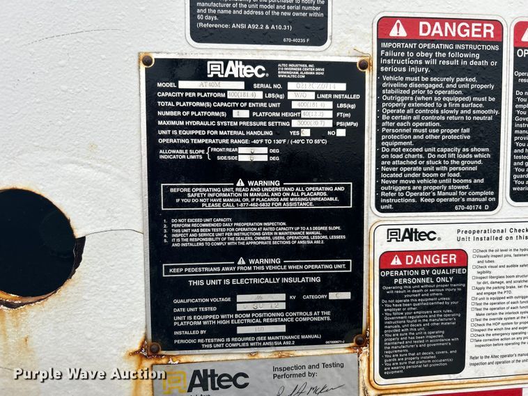 image for item EG1299 2012 Ford F550 Super Duty bucket truck