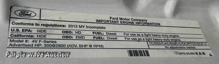 image for item EG1299 2012 Ford F550 Super Duty bucket truck