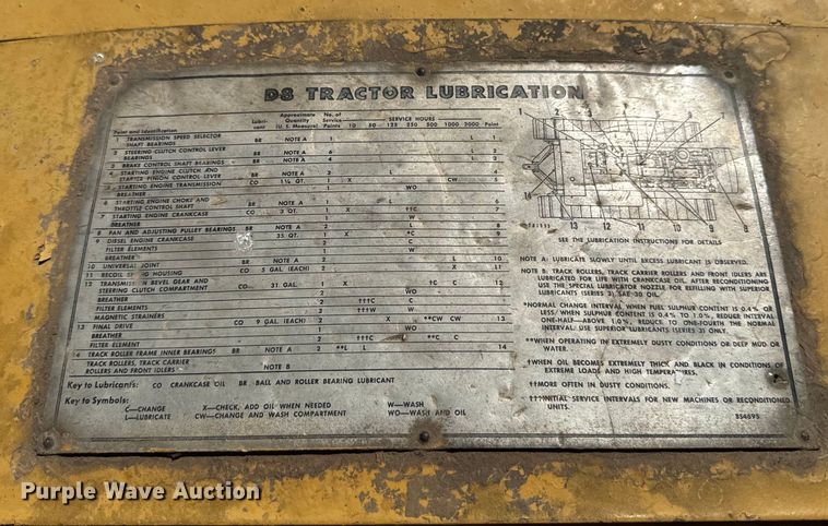 image for item EH3852 1971 Caterpillar  D8H dozer