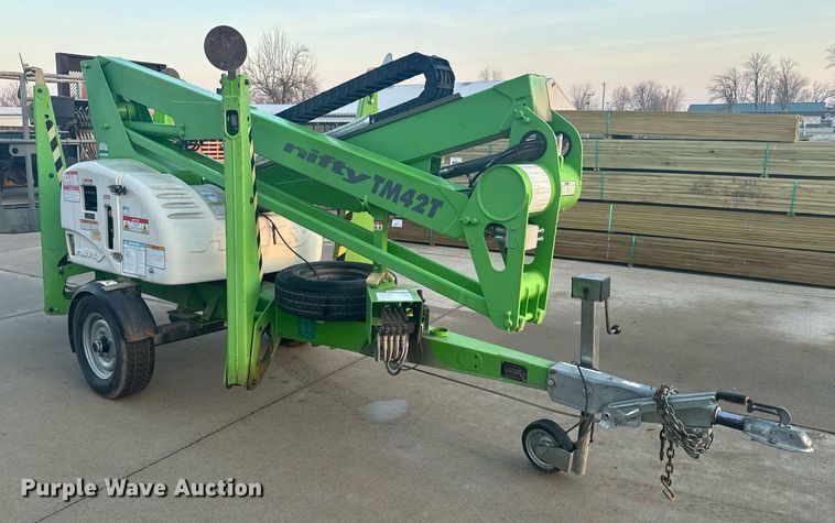 image for item EH6585 2017 Nifty TM42T boom lift
