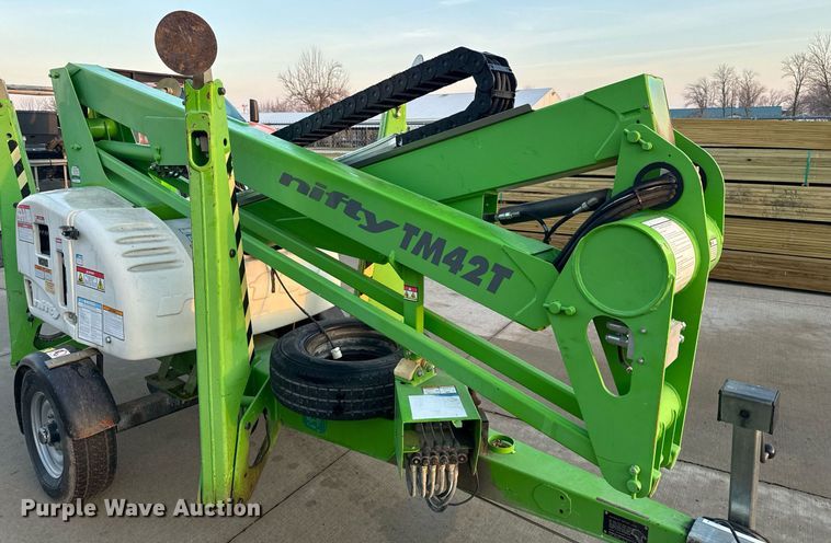 image for item EH6585 2017 Nifty TM42T boom lift
