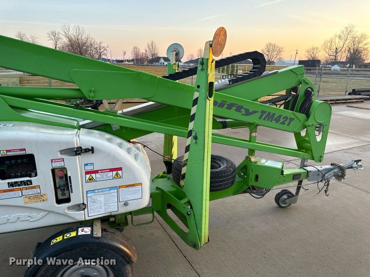 image for item EH6585 2017 Nifty TM42T boom lift
