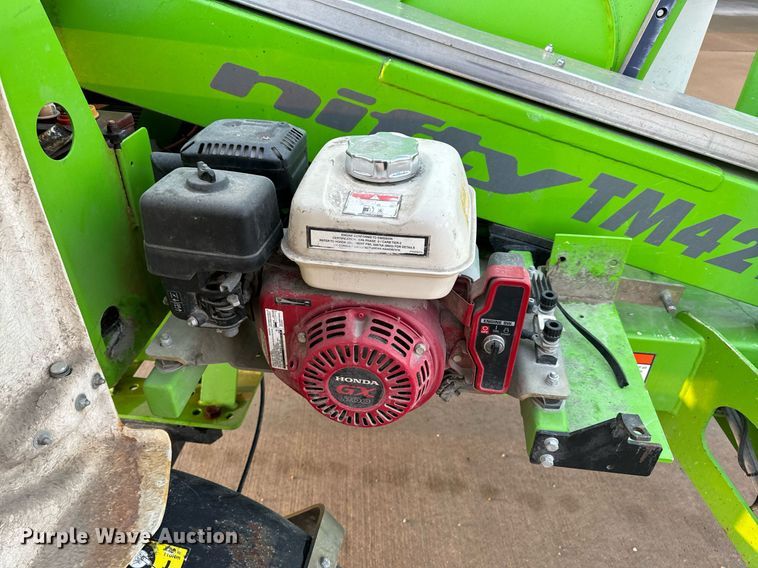 image for item EH6585 2017 Nifty TM42T boom lift