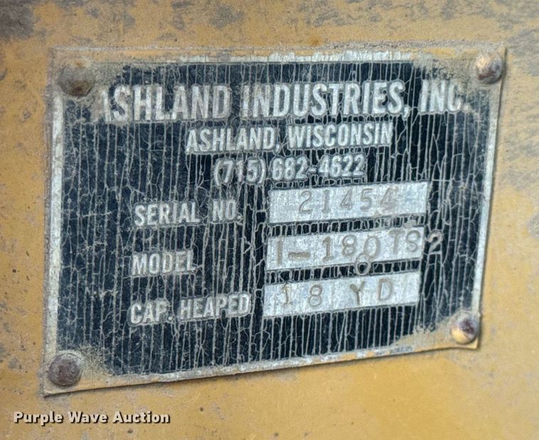 image for item EH6606 2006 Ashland I-180 TS2 scraper