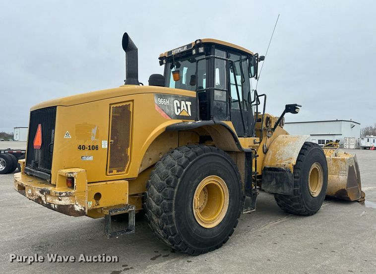 image for item EH6612 2011 Caterpillar 966H wheel loader