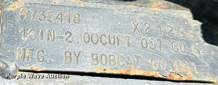 image for item EH6649 Bobcat 709FDS skid steer backhoe