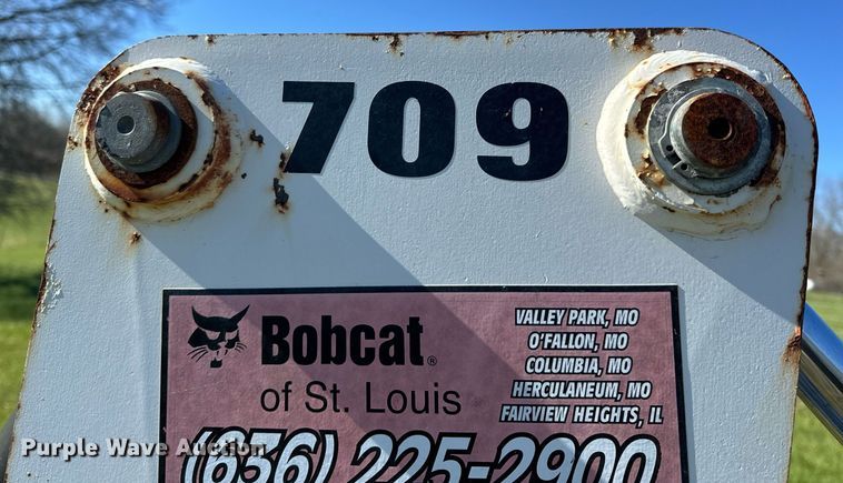 image for item EH6649 Bobcat 709FDS skid steer backhoe