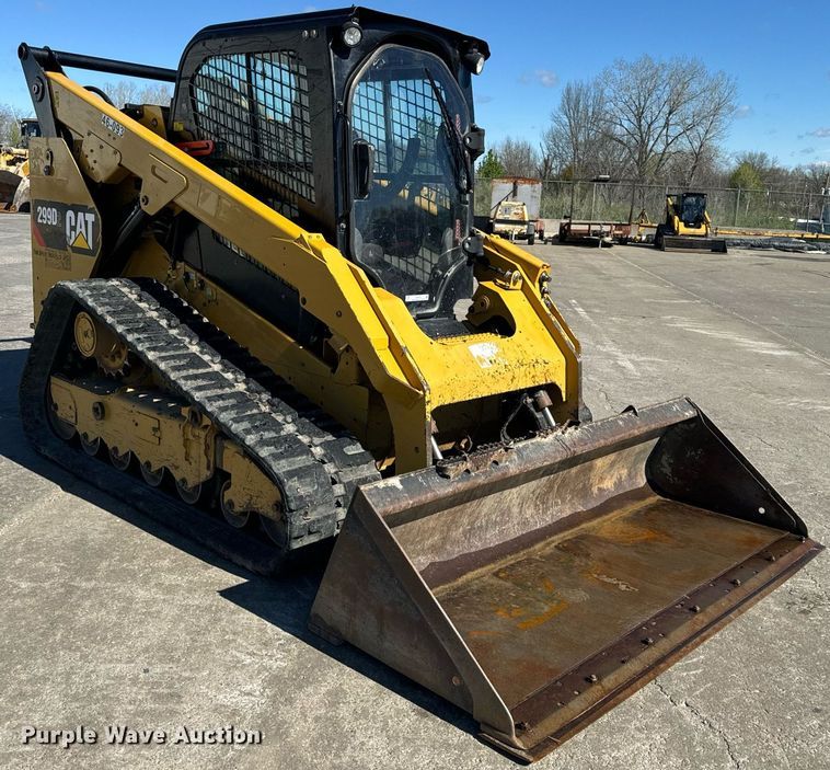 image for item EH6650 2019 Caterpillar 299D2 tracked skid steer loader