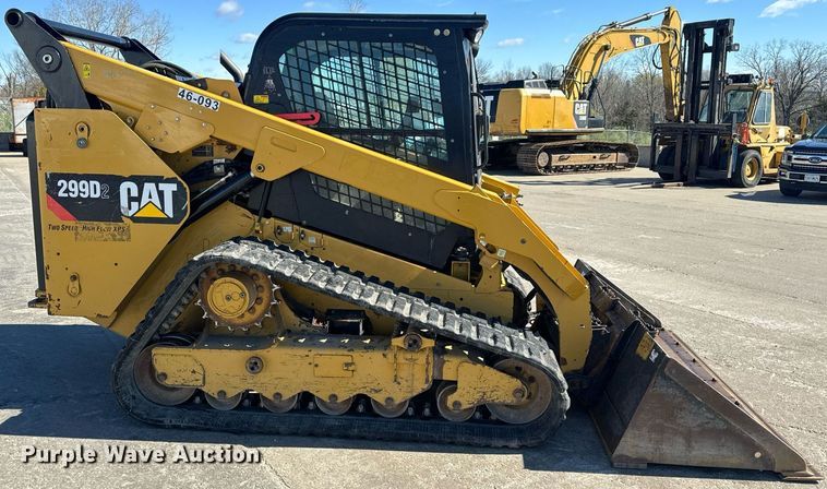 image for item EH6650 2019 Caterpillar 299D2 tracked skid steer loader