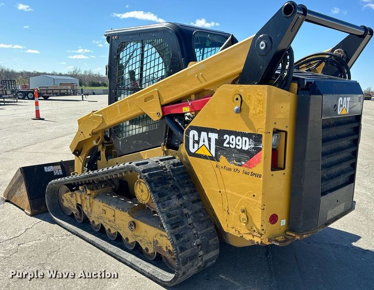 image for item EH6650 2019 Caterpillar 299D2 tracked skid steer loader