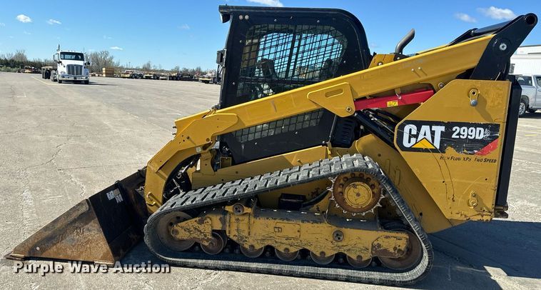 image for item EH6650 2019 Caterpillar 299D2 tracked skid steer loader