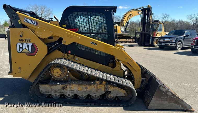 image for item EH6651 2019 Caterpillar 299D3 tracked skid steer loader