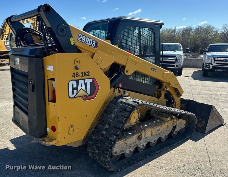 image for item EH6651 2019 Caterpillar 299D3 tracked skid steer loader