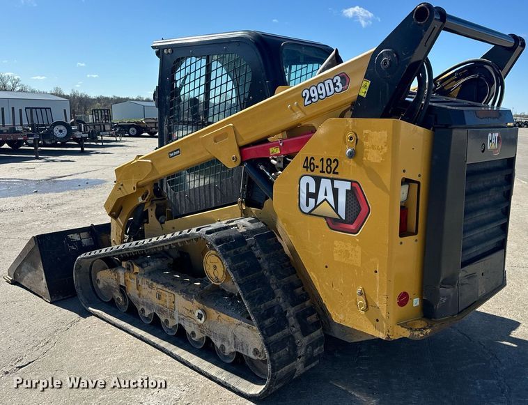 image for item EH6651 2019 Caterpillar 299D3 tracked skid steer loader