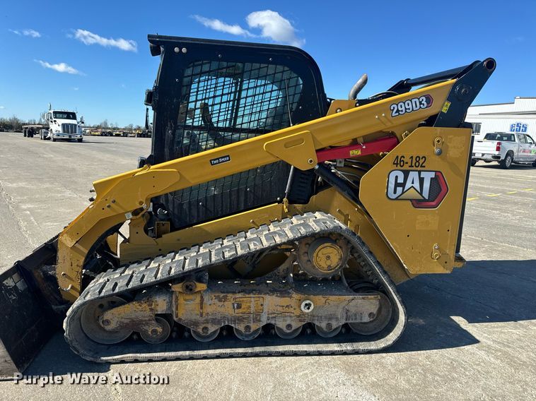 image for item EH6651 2019 Caterpillar 299D3 tracked skid steer loader