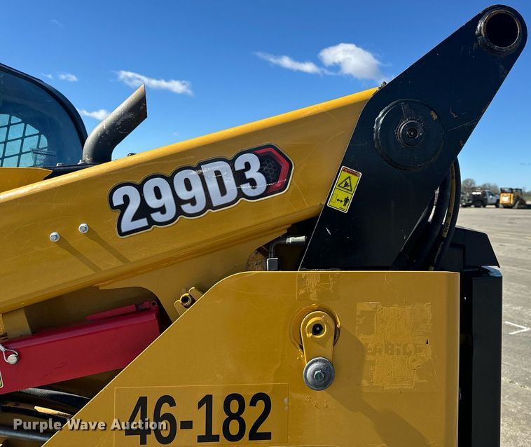 image for item EH6651 2019 Caterpillar 299D3 tracked skid steer loader
