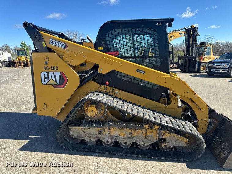 image for item EH6651 2019 Caterpillar 299D3 tracked skid steer loader