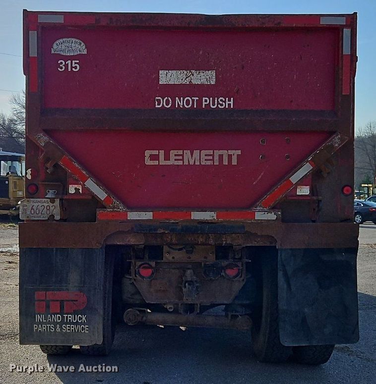 image for item EI3628 1995 White GMC Autocar dump truck