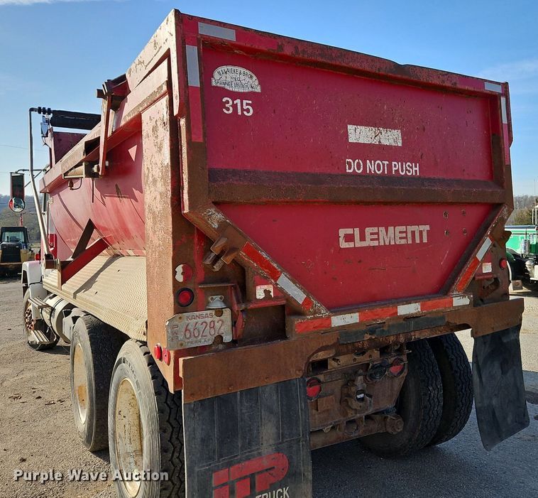 image for item EI3628 1995 White GMC Autocar dump truck