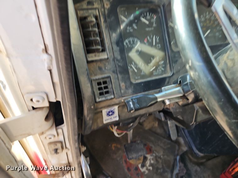 image for item EI3628 1995 White GMC Autocar dump truck