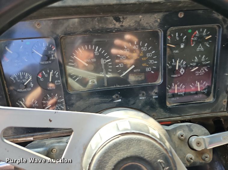 image for item EI3628 1995 White GMC Autocar dump truck