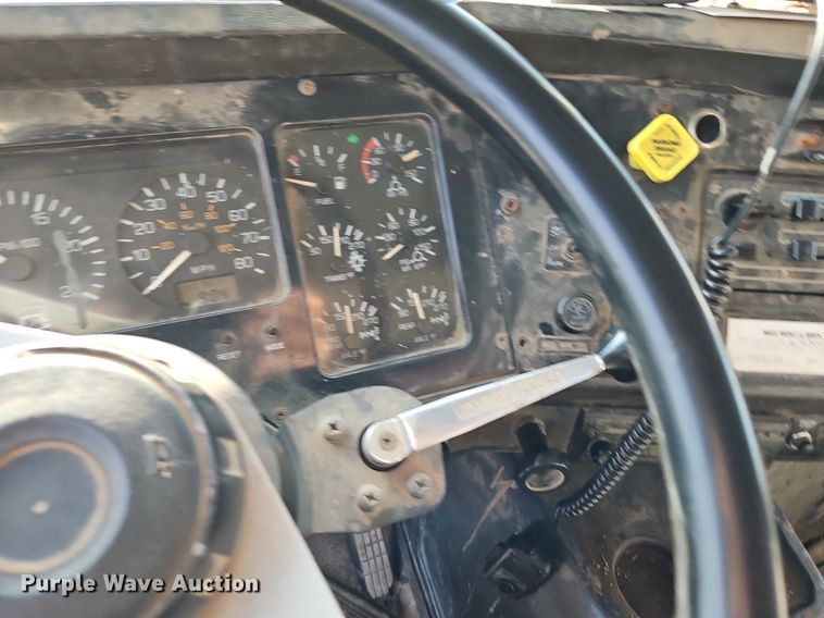 image for item EI3628 1995 White GMC Autocar dump truck