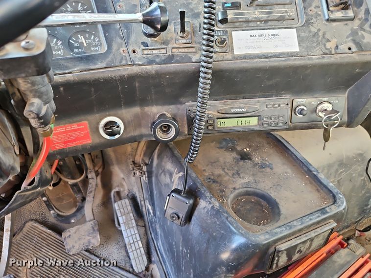 image for item EI3628 1995 White GMC Autocar dump truck